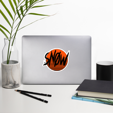 uhSnow Logo Black Stickers