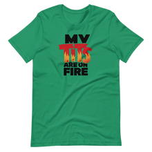 Anita Black Tits On Fire Unisex T-Shirt