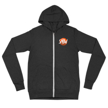 uhSnow Front Logo Unisex Zip Hoodie