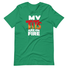 Anita White Tits On Fire Unisex T-Shirt