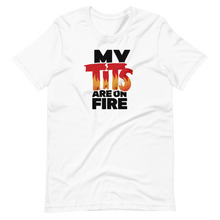 Anita Black Tits On Fire Unisex T-Shirt
