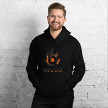 BROBQ Fire Logo Unisex Hoodie