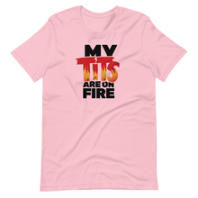Anita Black Tits On Fire Unisex T-Shirt