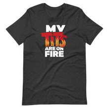 Anita White Tits On Fire Unisex T-Shirt