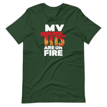 Anita White Tits On Fire Unisex T-Shirt