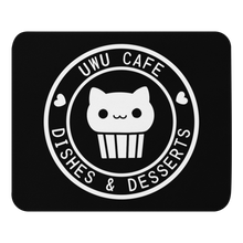 Ash uwu Cafe Black Mousepad
