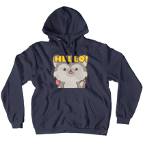 Emma Hello Pullover Hoodie
