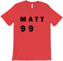 Matt.99 Black Text Hoodie