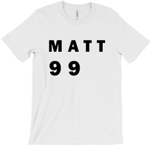 Matt.99 Black Text Hoodie
