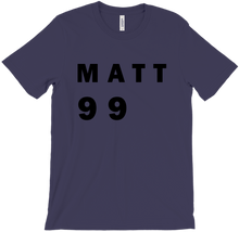Matt.99 Black Text Hoodie
