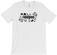 lougou - T-Shirts -  sort skrift