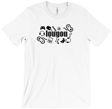 lougou - T-Shirts -  sort skrift