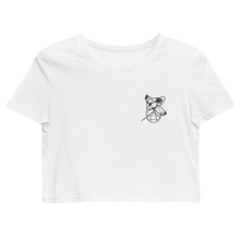 Alveus Organic Crop Top - Black Logo
