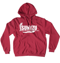 5. Hoodie: White SUNTZU logo