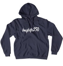 bugbite250 White Logo Hoodie (No-Zip/Pullover)