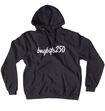bugbite250 White Logo Hoodie (No-Zip/Pullover)