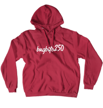 bugbite250 White Logo Hoodie (No-Zip/Pullover)