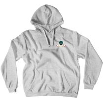 BurlyMenGaming White Unbranded Logo Hoodie