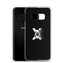 Funda negra SAMSUNG Logo Blanco elxokas
