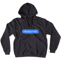 Hoodies (No-Zip/Pullover) Ok Boomer Iphone Text