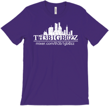 Purple/Pebble/Brown T-shirt White Logo