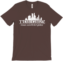 Purple/Pebble/Brown T-shirt White Logo