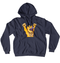 Excited Hawk Hoodie (No-Zip/Pullover)