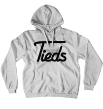 TiedsHD Black Logo'd Hoodies (No-Zip/Pullover)