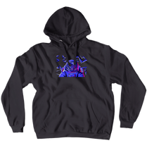 thegodpoppi Retro Space Monkey Hoodie