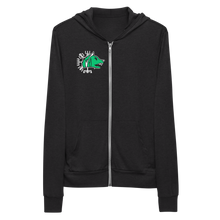 Vegvísir 66 Green Unisex Zip Hoodie