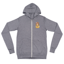 Unisex Triblend Lightweight Zip Hoodie