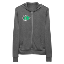 Vegvísir 66 Green Unisex Zip Hoodie