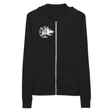 Vegvísir 66 White Unisex Zip Hoodie