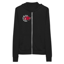 Vegvísir 66 Red Unisex Zip Hoodie