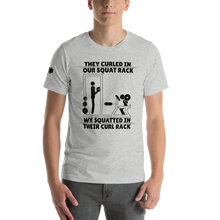 Curl In Squats Rack T-Shirt