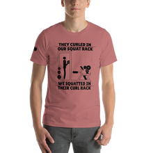 Curl In Squats Rack T-Shirt