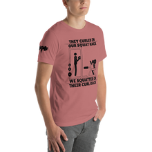Curl In Squats Rack T-Shirt