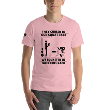 Curl In Squats Rack T-Shirt