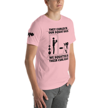 Curl In Squats Rack T-Shirt