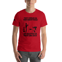 Curl In Squats Rack T-Shirt