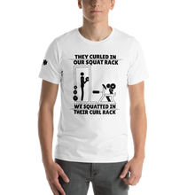 Curl In Squats Rack T-Shirt