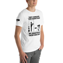 Curl In Squats Rack T-Shirt