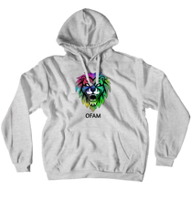Rainbow Mid-Logo OFAM Hoodies (No-Zip/Pullover)