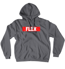 Hoodie (Biggest Flex Ever White Text)