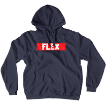 Hoodie (Biggest Flex Ever White Text)