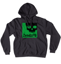 ZendzFU Green Logo Pullover Hoodie