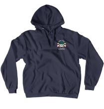 BurlyMenGaming White Logo Hoodie