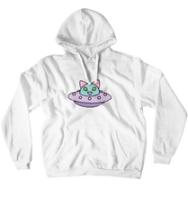 Space Cat Hoodie (No-Zip/Pullover)