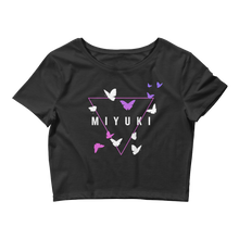 MIYUKI butterflies crop top