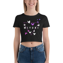 MIYUKI butterflies crop top